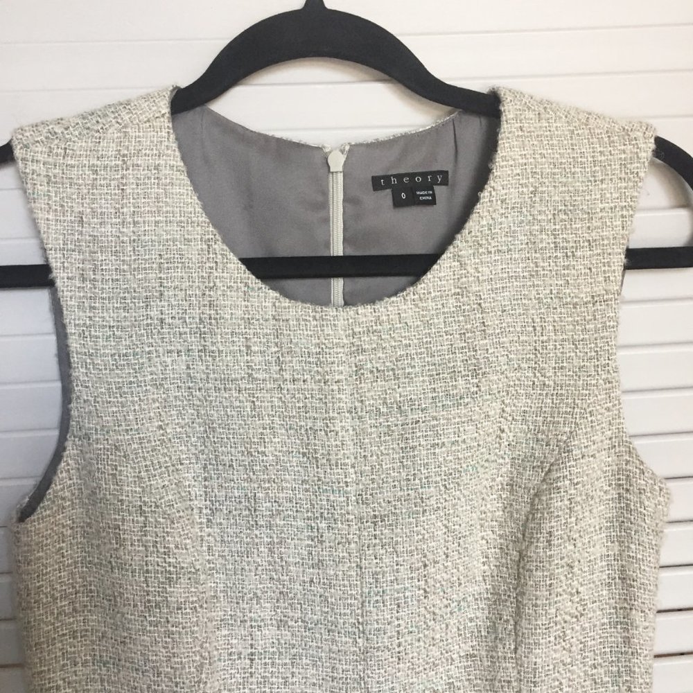 Theory Jacquard Sheath Dress